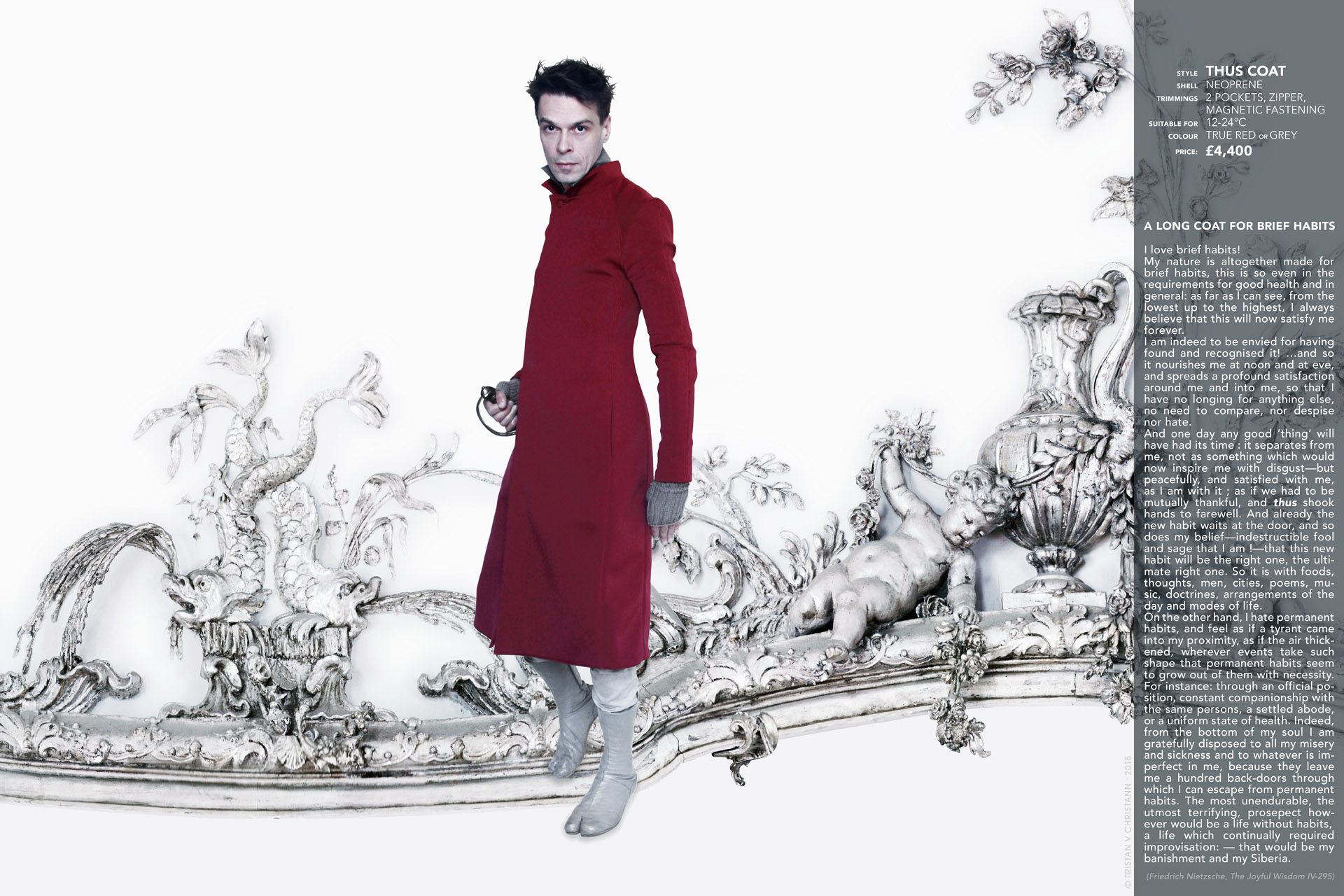 THUS COAT by TRISTAN v CHRISTANN